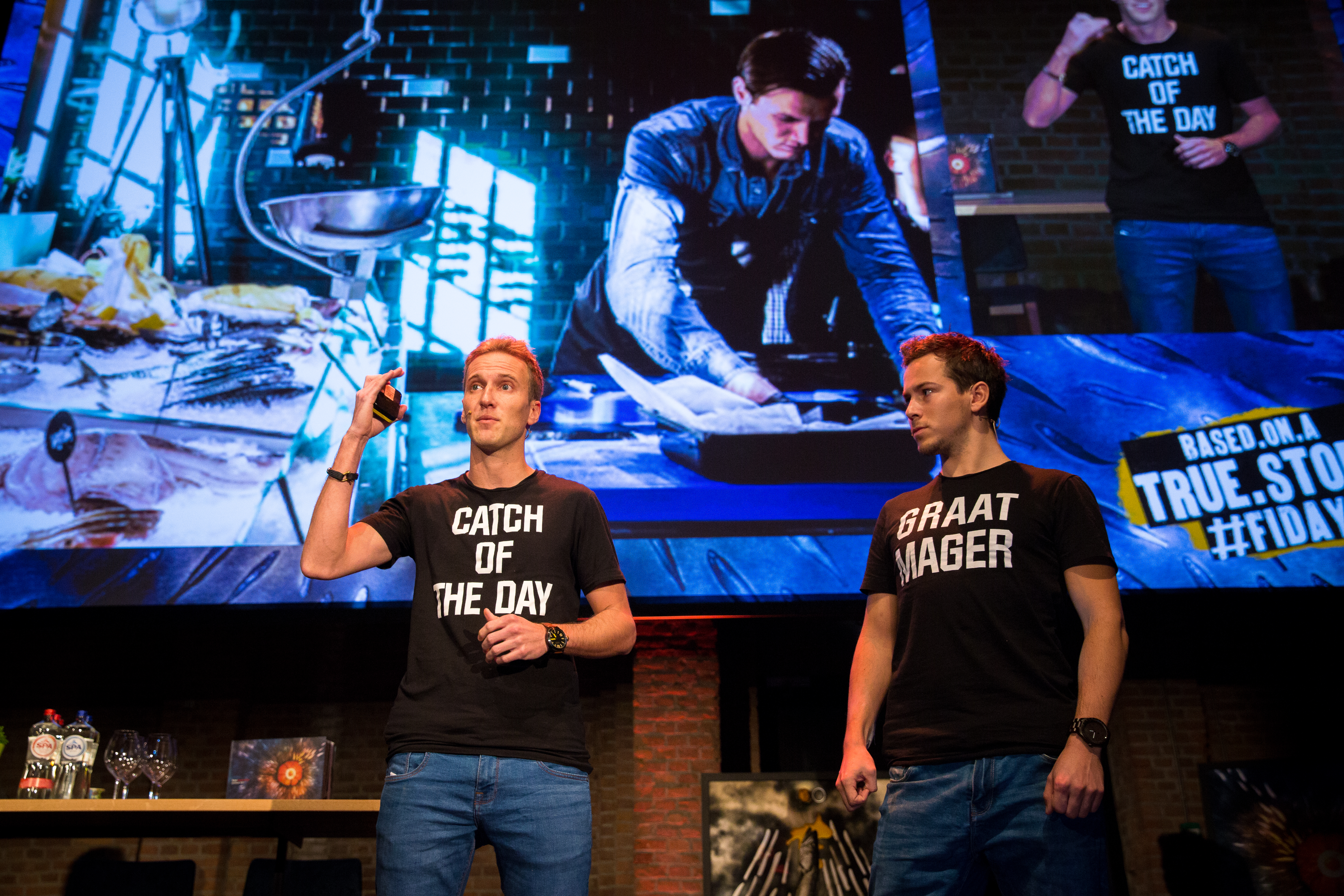 Sallaerts en De Jong op de Food Inspiration Days 2016, foto door: Floris Heuer